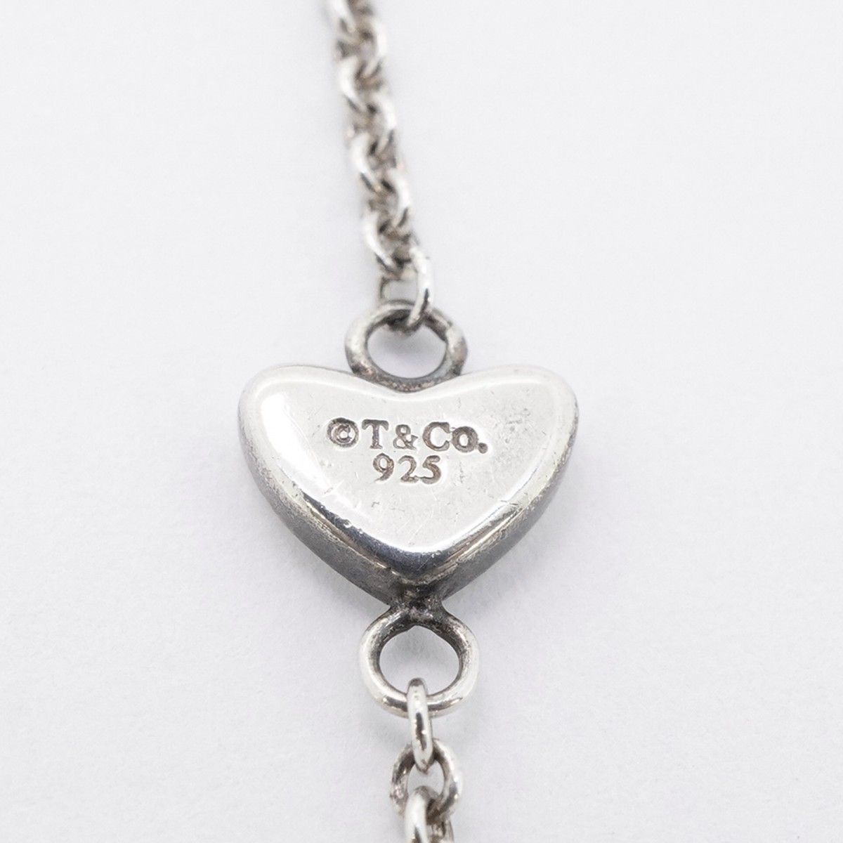 Tiffany & Co Necklace Heart Link Lariat 925 Sterling Silver — view 5