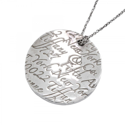 Tiffany & Co Necklace Notes Round 925 Sterling Silver