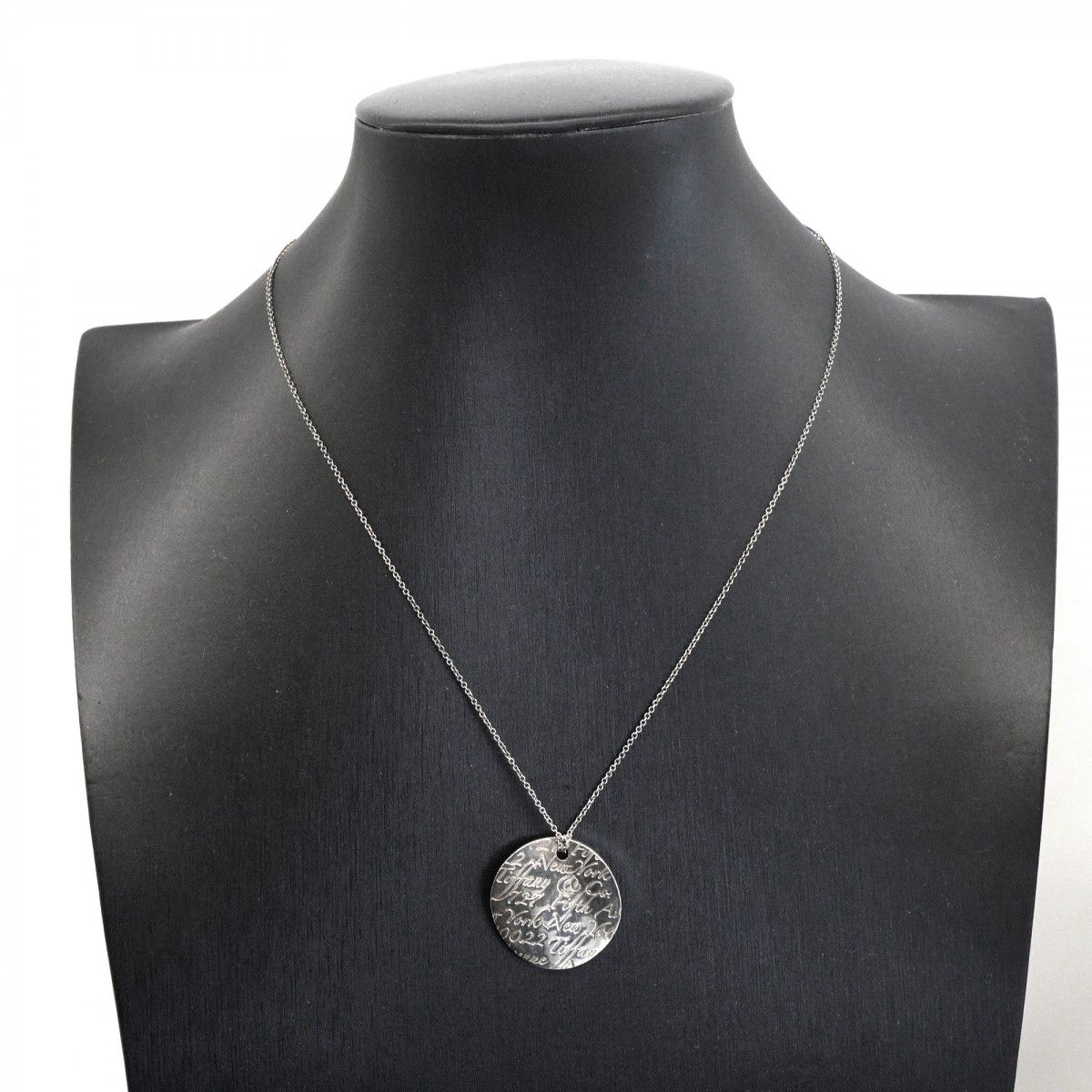 Tiffany & Co Necklace Notes Round 925 Sterling Silver — view 7