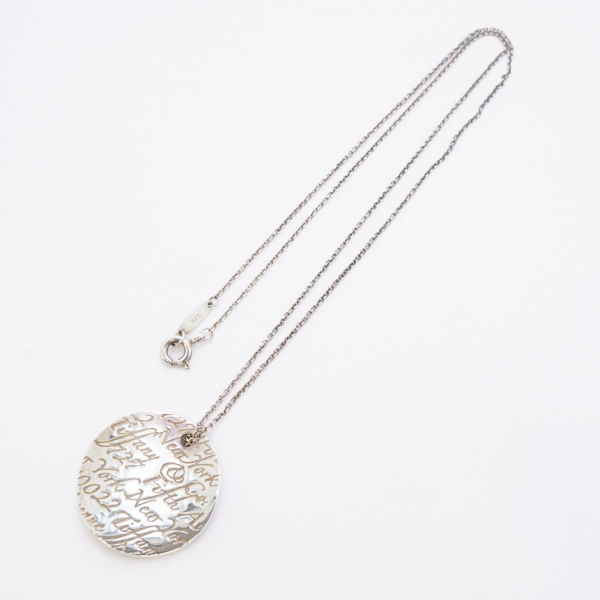 Tiffany & Co Necklace Notes Round 925 Sterling Silver — view 3
