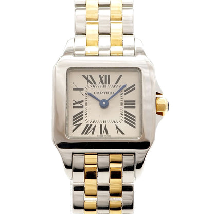 Cartier Santos SM White Dial Watch