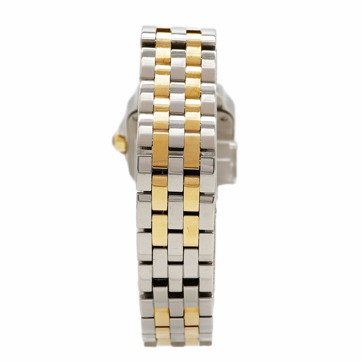 Cartier Santos SM White Dial Watch — view 8