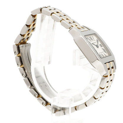 Cartier Santos SM White Dial Watch — view 3