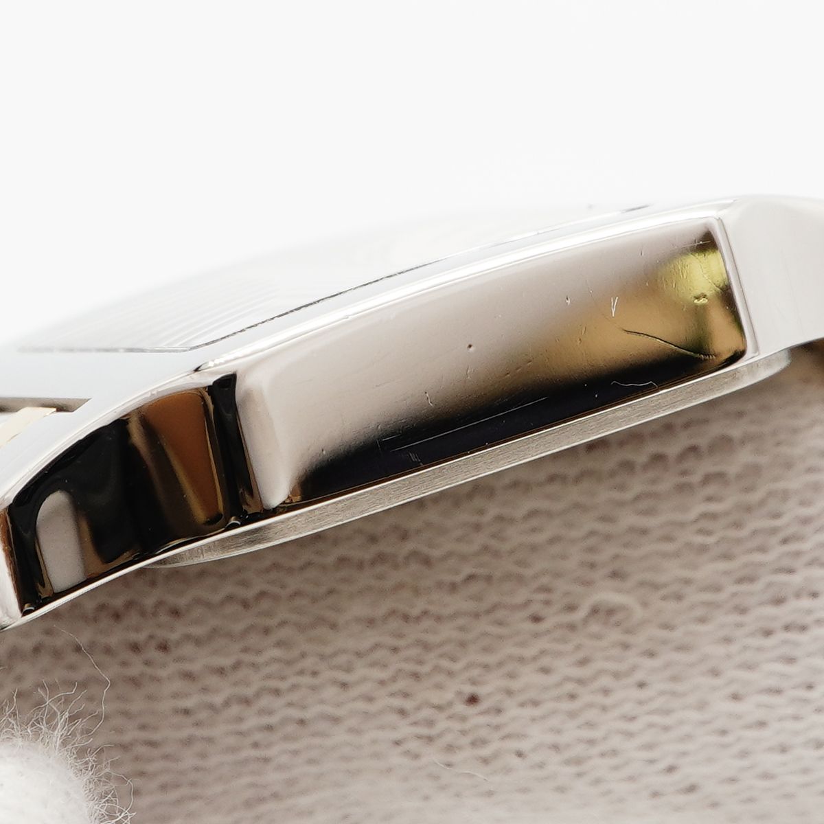 Cartier Santos SM White Dial Watch — view 7
