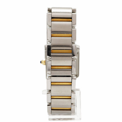 Cartier Tank Francaise SM White Dial Watch — view 8