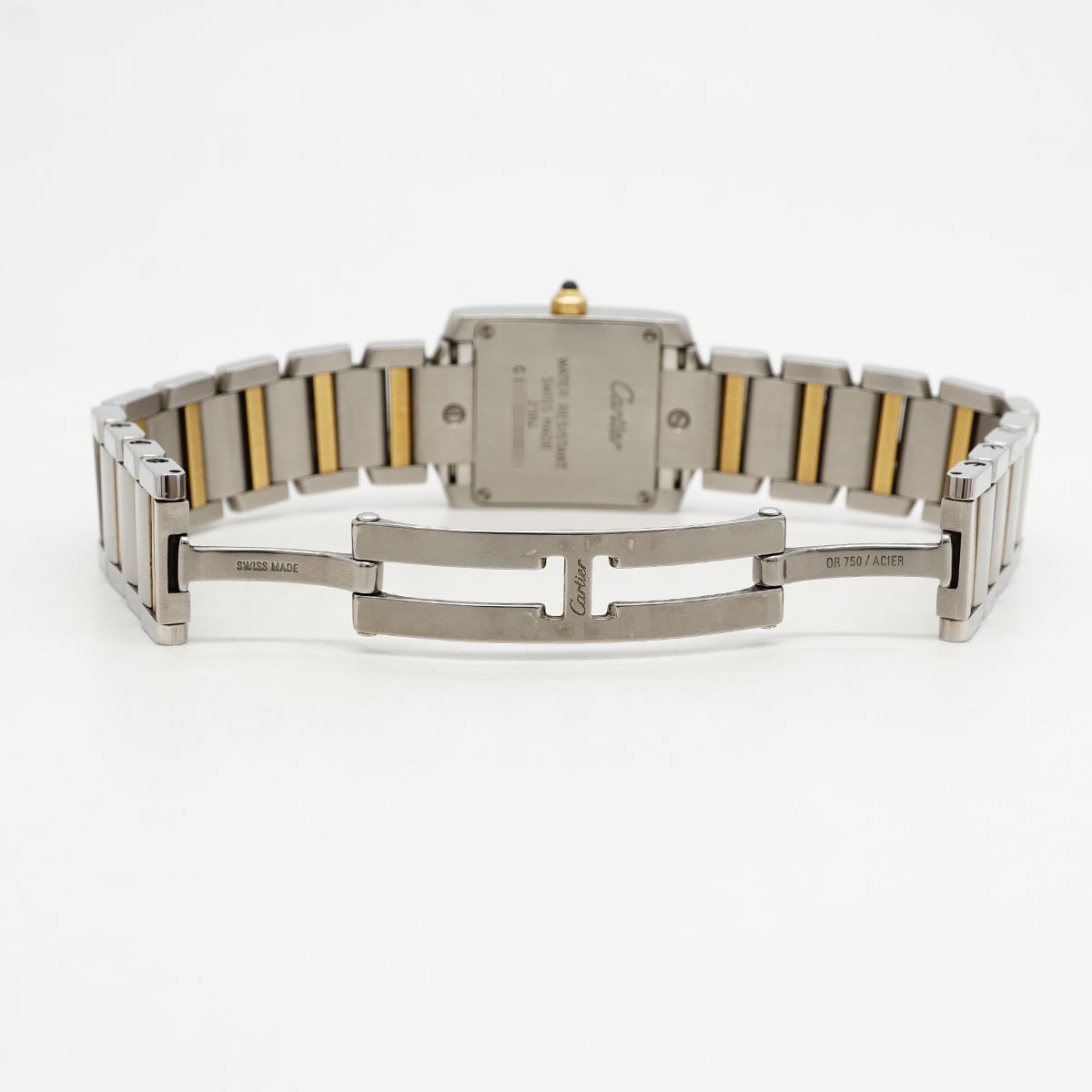 Cartier Tank Francaise SM White Dial Watch — view 4