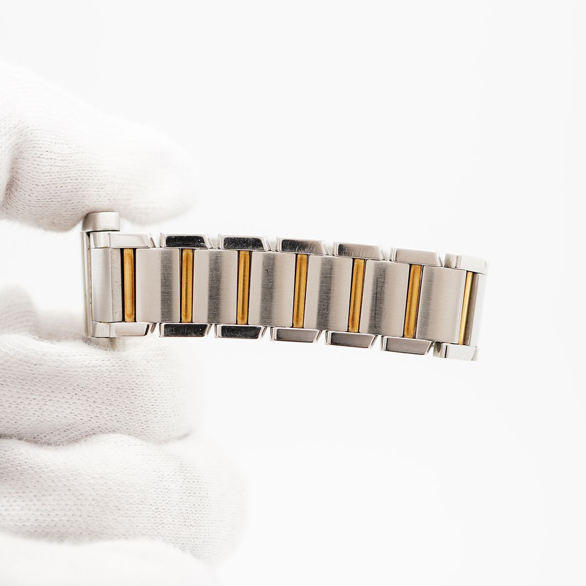 Cartier Tank Francaise SM White Dial Watch — view 6