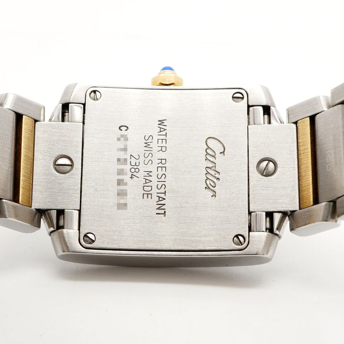 Cartier Tank Francaise SM White Dial Watch — view 5