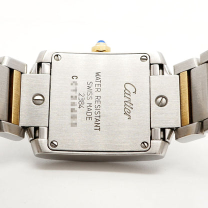 Cartier Tank Francaise SM White Dial Watch — view 5