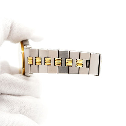 Cartier Santos Octagon LM Godron Bracelet White Dial Watch — view 6