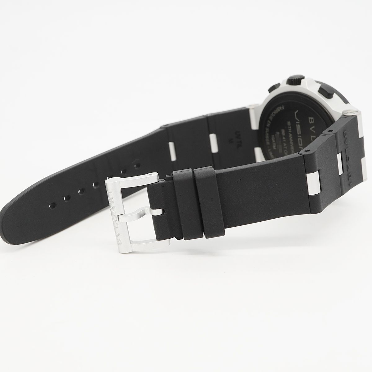 Bvlgari Aluminum Granz Lismo Gray Dial Watch — view 4