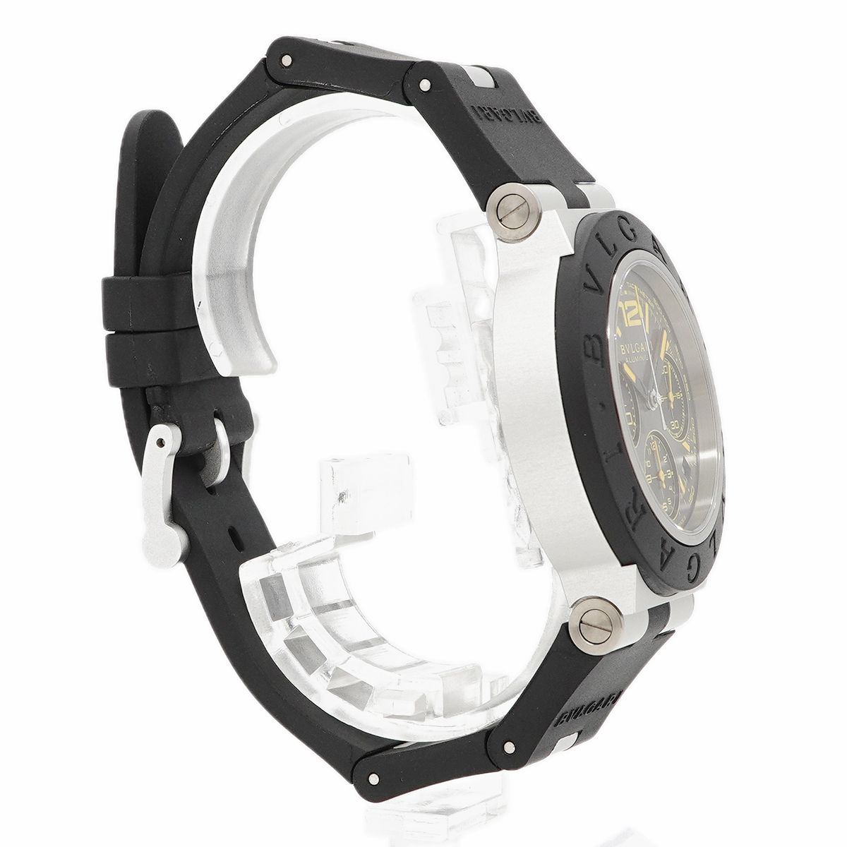 Bvlgari Aluminum Granz Lismo Gray Dial Watch — view 3