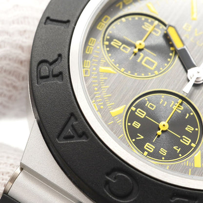 Bvlgari Aluminum Granz Lismo Gray Dial Watch — view 6