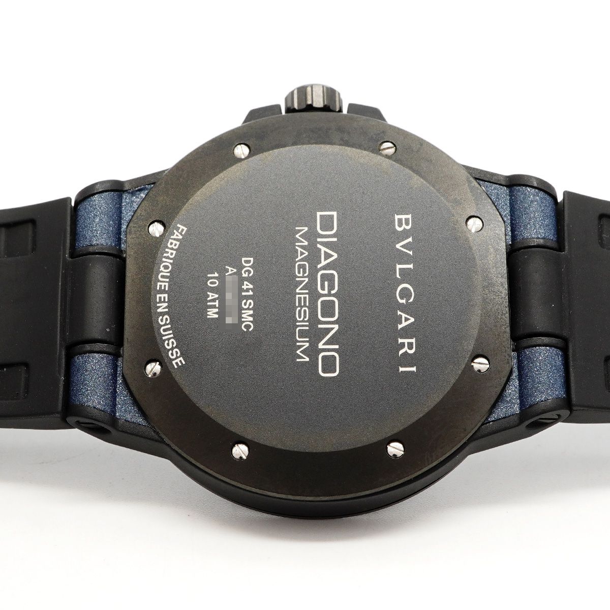 Bvlgari Diagono Magnesium Blue Dial Watch — view 5