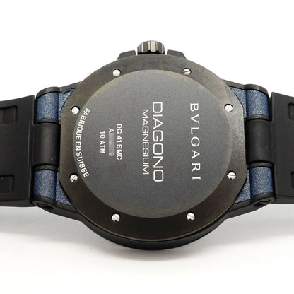 Bvlgari Diagono Magnesium Blue Dial Watch — view 5