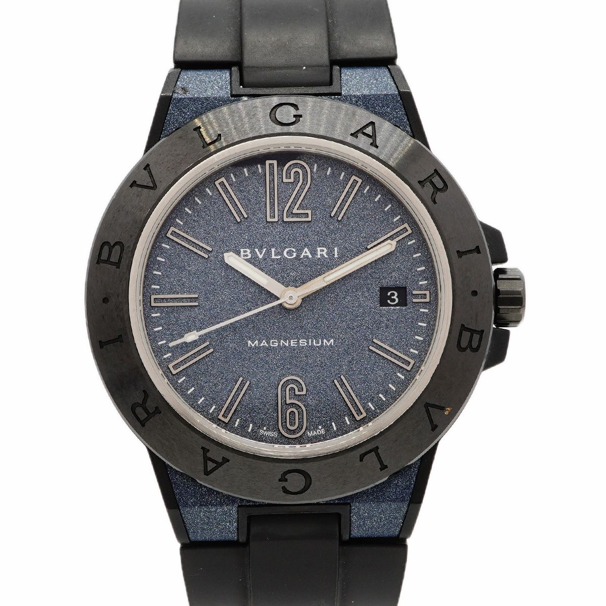 Bvlgari Diagono Magnesium Blue Dial Watch