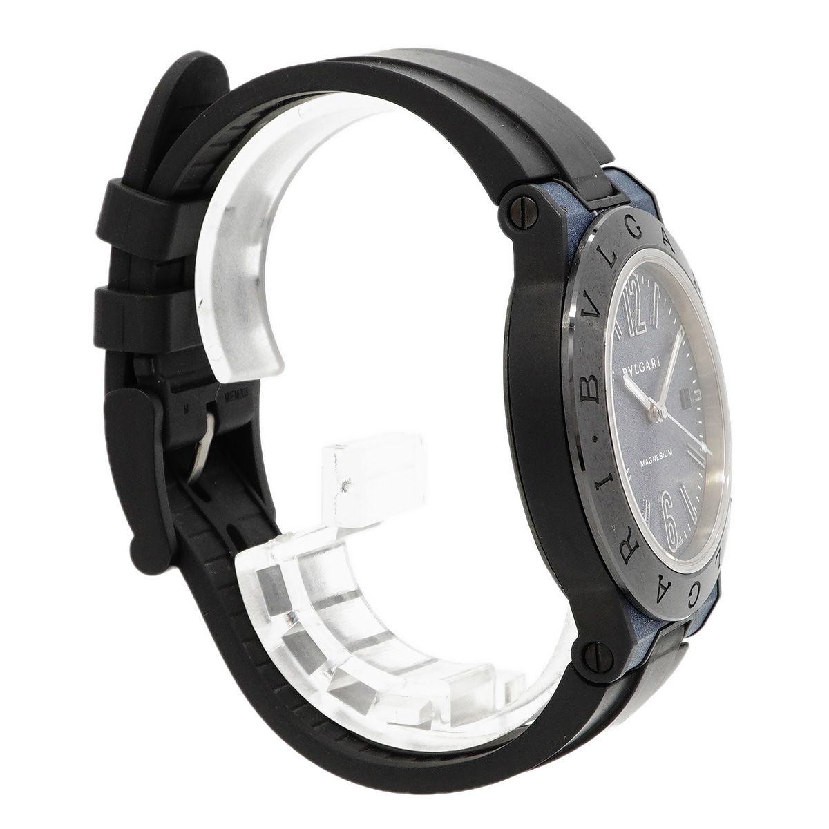 Bvlgari Diagono Magnesium Blue Dial Watch — view 3