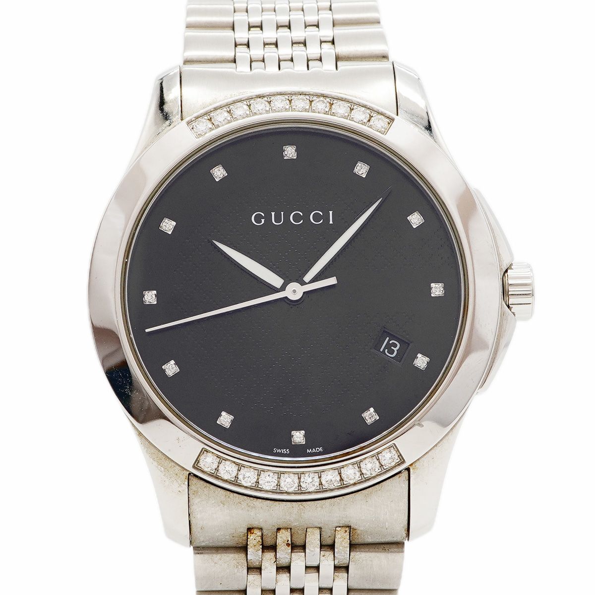 Gucci G-timeless 126.4 Black Dial Watch
