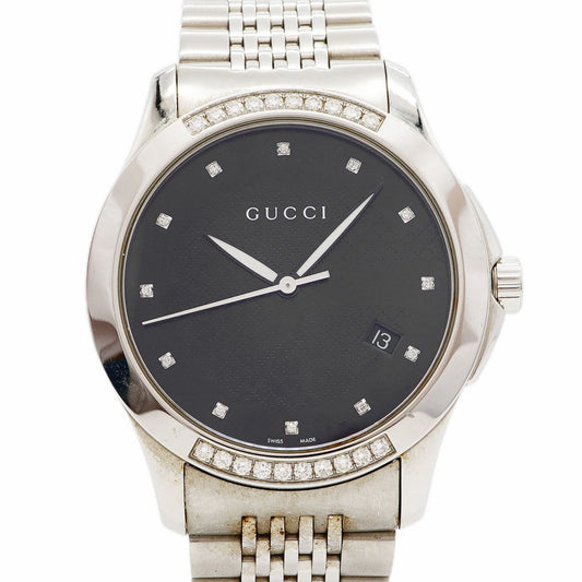 Gucci G-timeless 126.4 Black Dial Watch