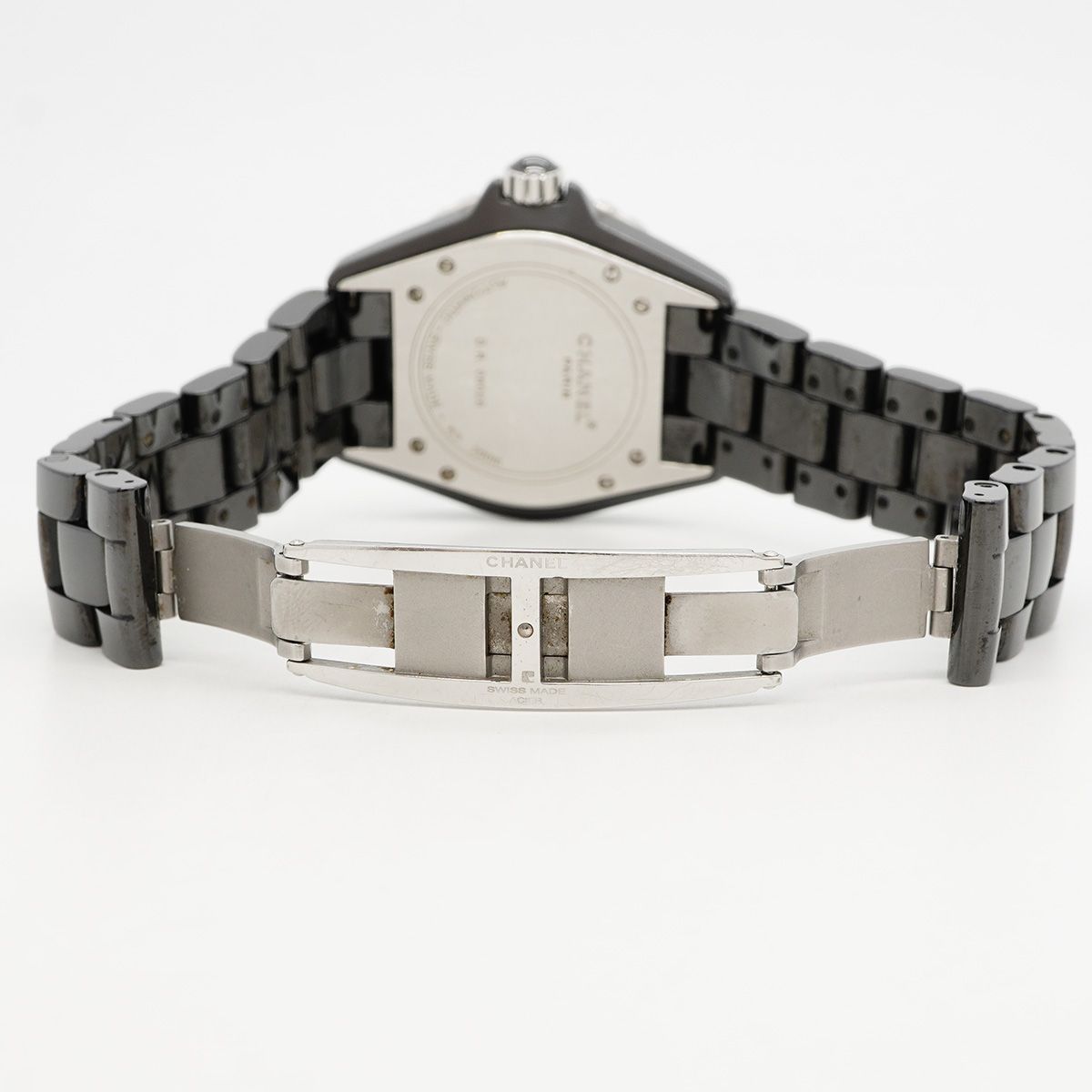 Chanel Diamond Black Dial Watch — view 4