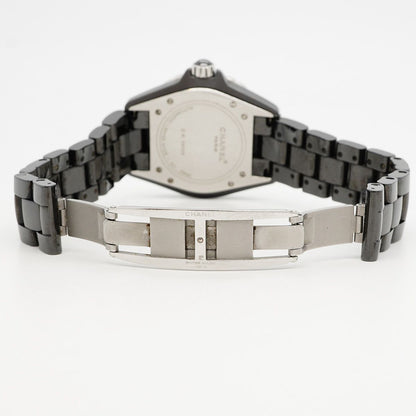 Chanel Diamond Black Dial Watch — view 4
