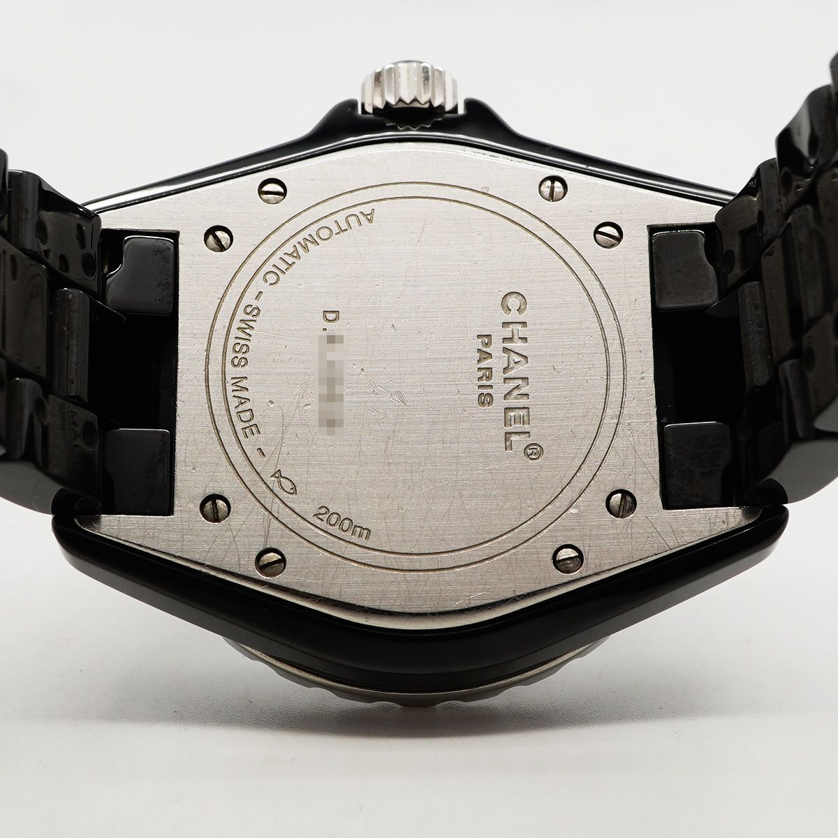Chanel Diamond Black Dial Watch — view 5