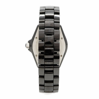Chanel Diamond Black Dial Watch — view 8