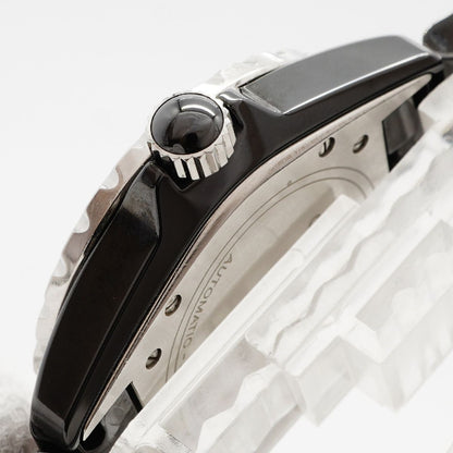 Chanel Diamond Black Dial Watch — view 9
