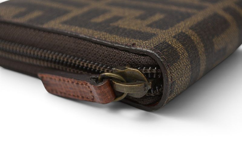 Fendi Wallet Zucca Pattern Brown — view 3
