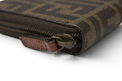 Fendi Wallet Zucca Pattern Brown — view 3