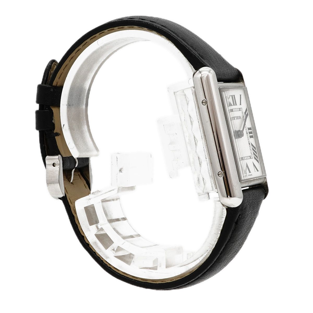 Cartier Tank Mast LM Silver Dial Watch — view 3