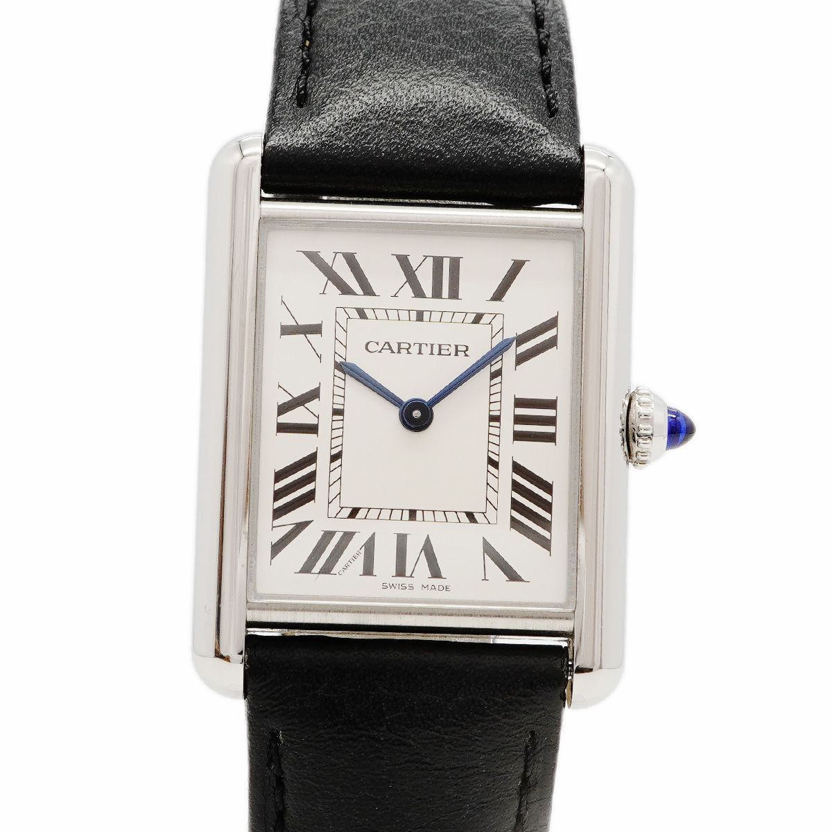 Cartier Tank Mast LM Silver Dial Watch