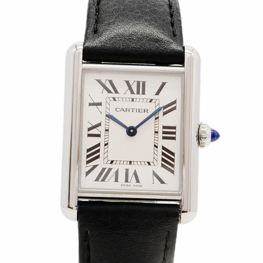Cartier Tank Mast LM Silver Dial Watch
