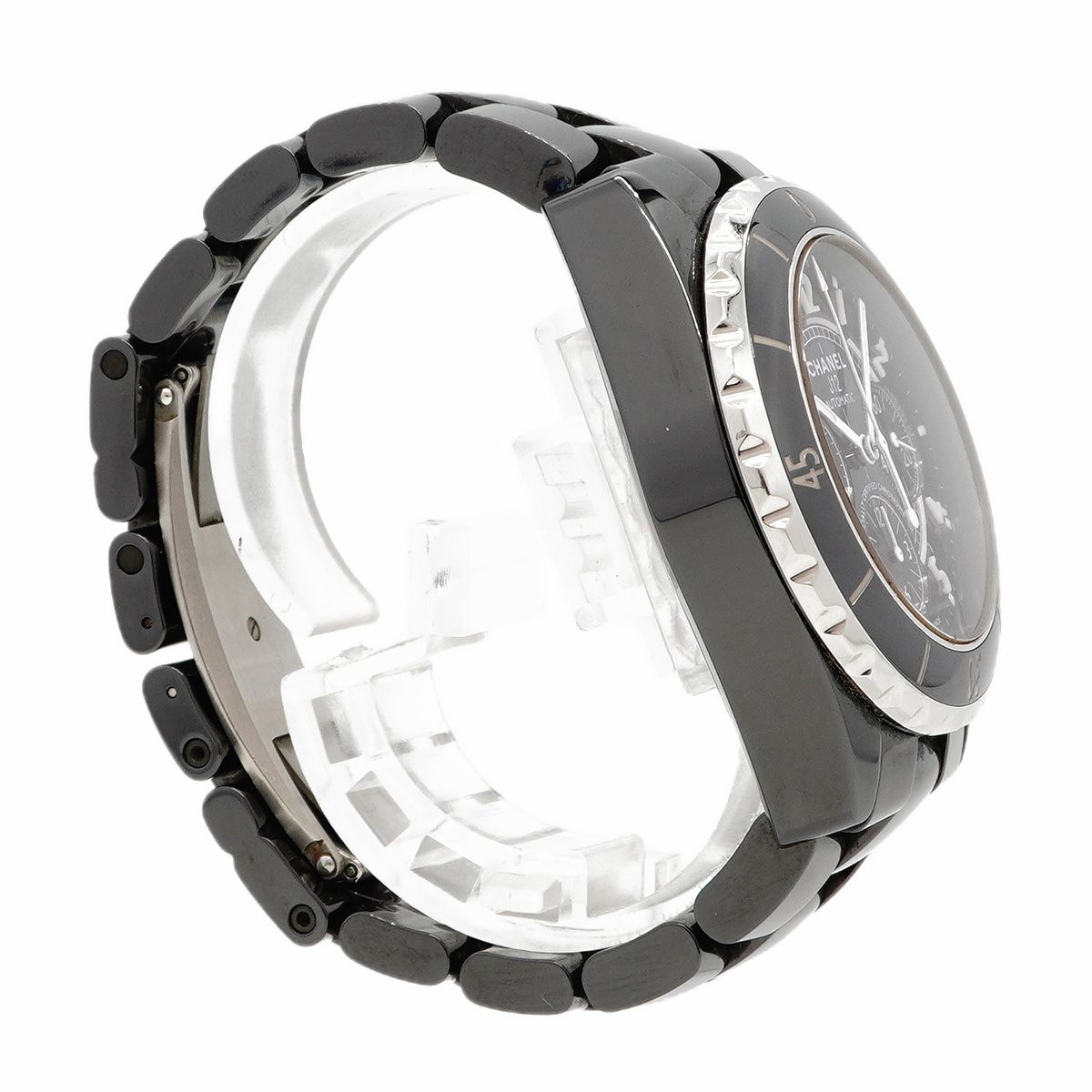 Chanel Chrono Black Dial Watch — view 3