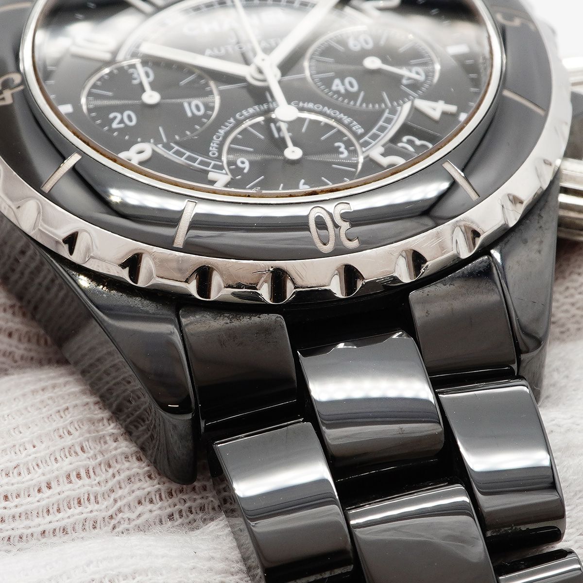 Chanel Chrono Black Dial Watch — view 7