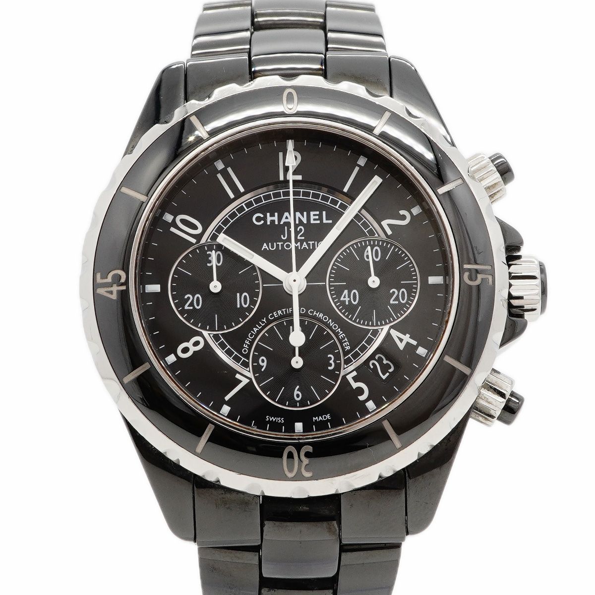 Chanel Chrono Black Dial Watch