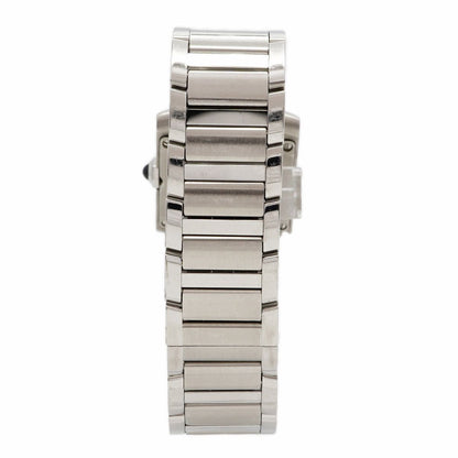 Cartier Tank Francaise SM Silver Dial Watch — view 8