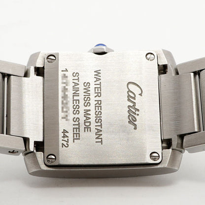 Cartier Tank Francaise SM Silver Dial Watch — view 5