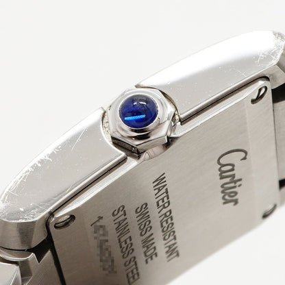 Cartier Tank Francaise SM Silver Dial Watch — view 9