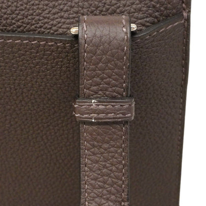 Hermes Shoulder Bag Sac Depeches 29 Togo Cacao Silver — view 8