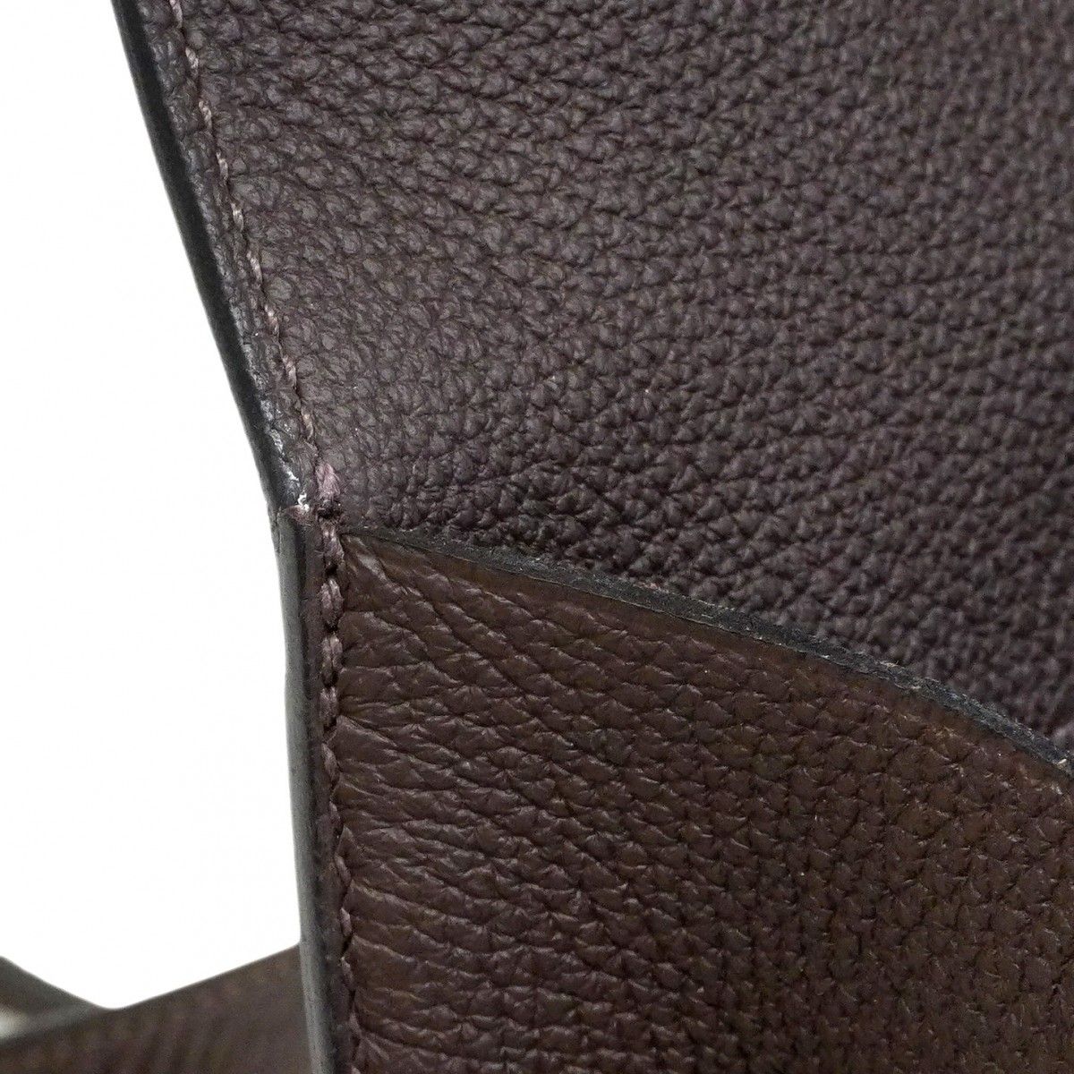 Hermes Shoulder Bag Sac Depeches 29 Togo Cacao Silver — view 7