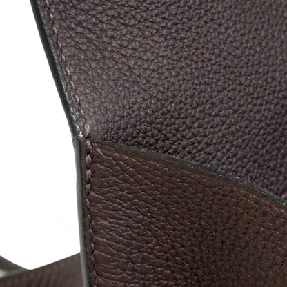 Hermes Shoulder Bag Sac Depeches 29 Togo Cacao Silver — view 7