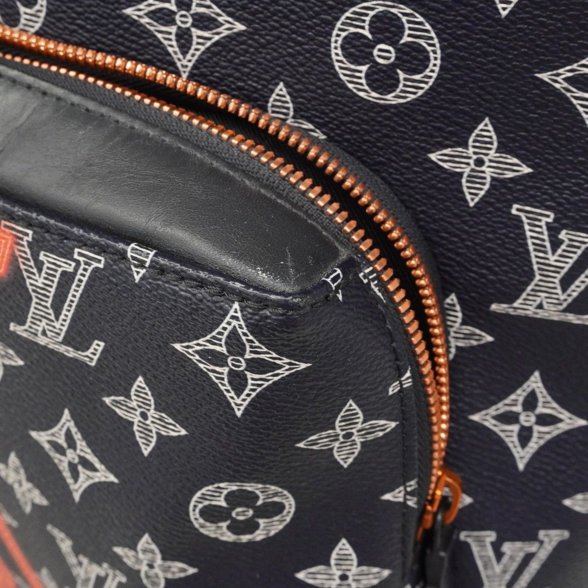Louis Vuitton Backpack Monogram Ink Apollo Navy — view 8