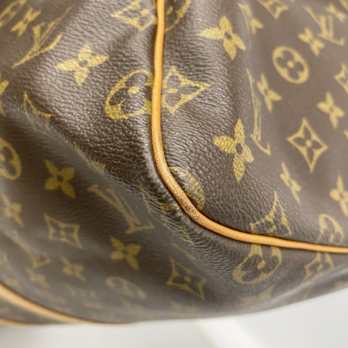 Louis Vuitton Boston Bag Monogram Keepall 55 Brown — view 9