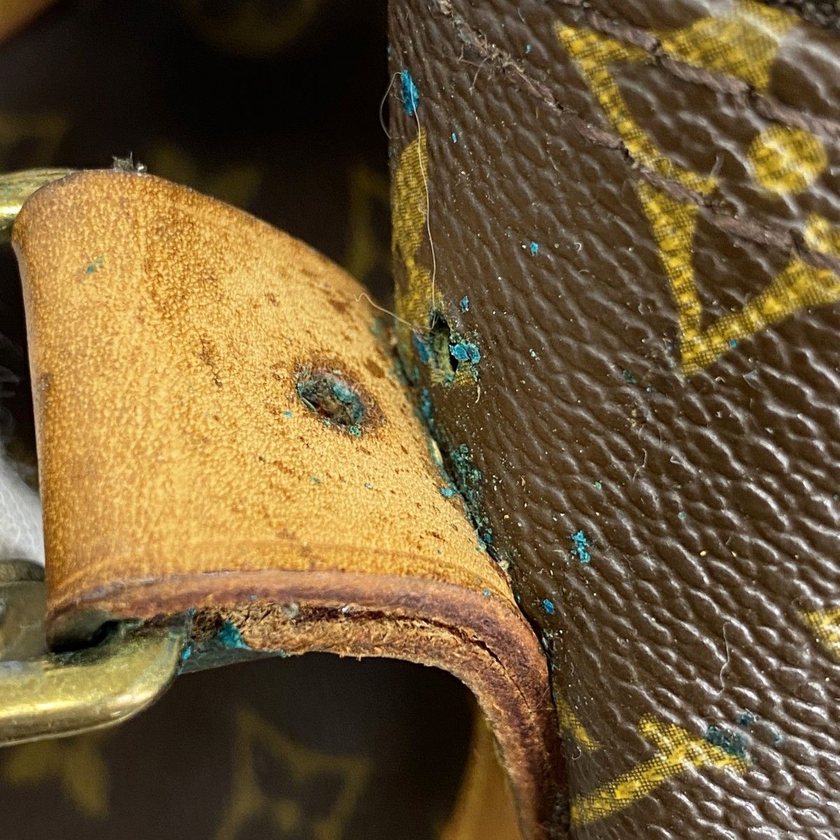 Louis Vuitton Boston Bag Monogram Keepall 55 Brown — view 7