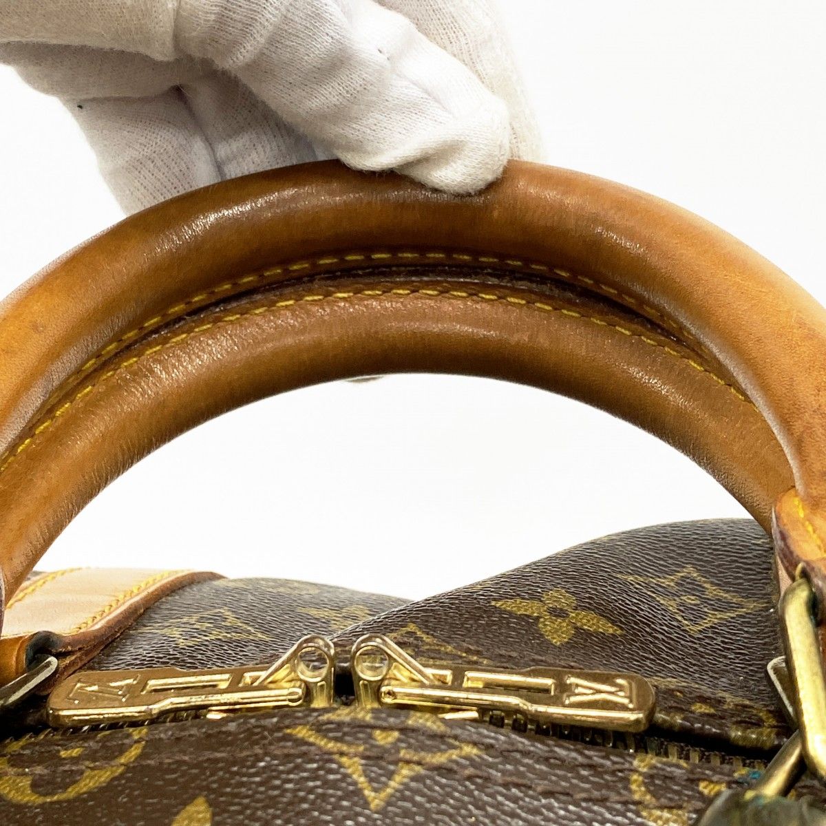 Louis Vuitton Boston Bag Monogram Keepall 55 Brown — view 8