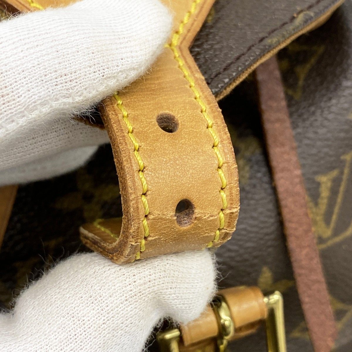 Louis Vuitton Backpack Monogram Montsouris MM Brown — view 9