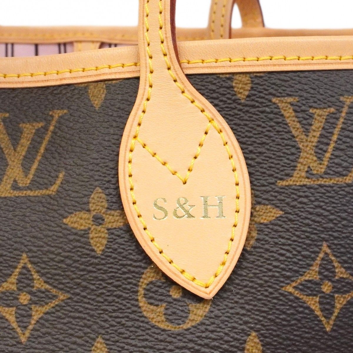 Louis Vuitton Tote Monogram Neverfull MM Rose Velours — view 6