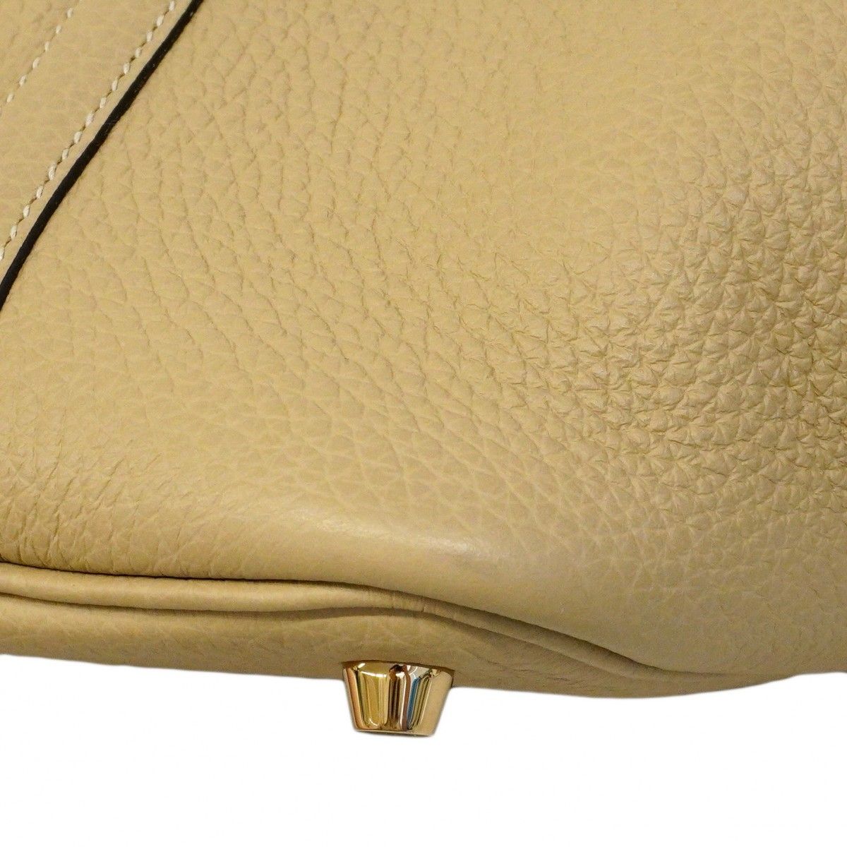 Hermes Handbag Picotin Lock PM Taurillon Noviyo Trench Gold — view 8