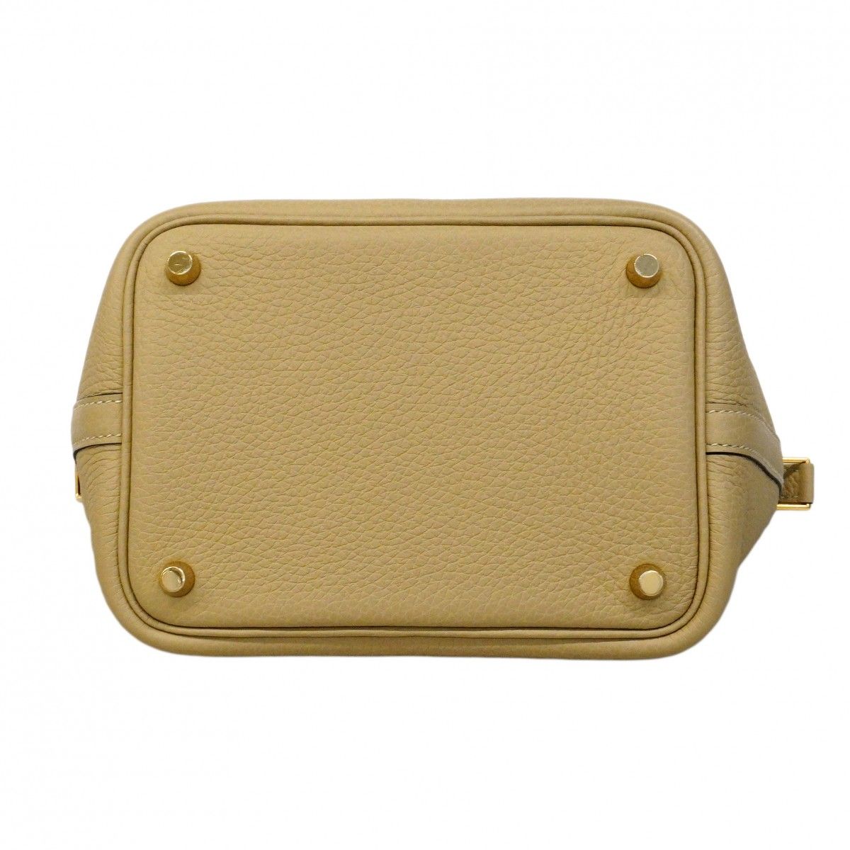 Hermes Handbag Picotin Lock PM Taurillon Noviyo Trench Gold — view 3